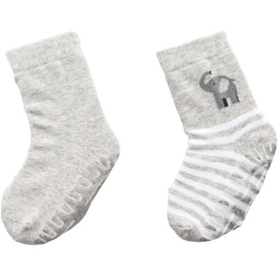Bornino 2er-Pack ABS-Socken - grau - Unisex - Size: 23 Bornino 2er-Pack ABS-Socken - grau - Unisex - Size: 23