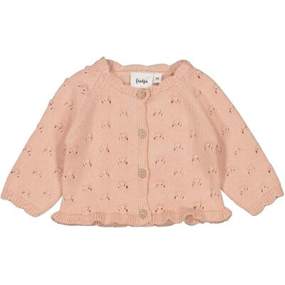 Feetje Strickjacke Rüschen - rosa - Maedchen - Size: 56 Feetje Strickjacke Rüschen - rosa - Maedchen - Size: 56