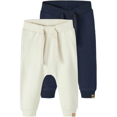name it 2er-Pack Jogginghosen - natur blau - Unisex - Size: 62 name it 2er-Pack Jogginghosen - natur blau - Unisex - Size: 62