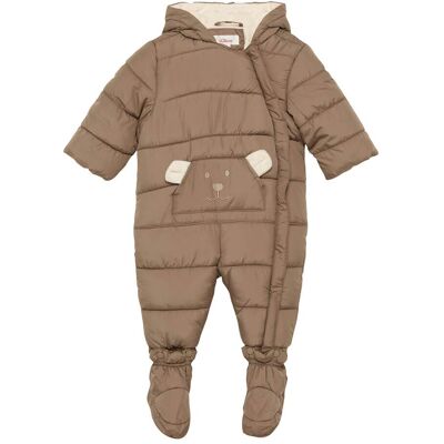 s.Oliver Steppoverall mit abnehmbarem Fuß Bär - braun - Unisex - Size: 86 s.Oliver Steppoverall mit abnehmbarem Fuß Bär - braun - Unisex - Size: 86