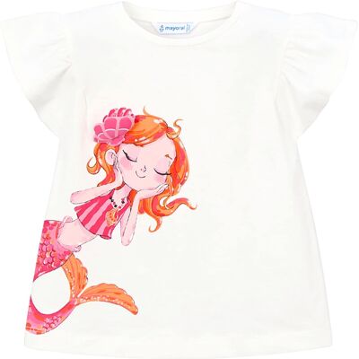 Mayoral T-Shirt Flügelarm Meerjungfrau - natur mehrfarbig - Maedchen - Size: 116 Mayoral T-Shirt Flügelarm Meerjungfrau - natur mehrfarbig - Maedchen - Size: 116
