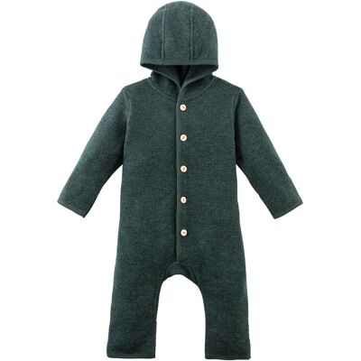 Bornino Wollfleece-Overall mit Klappbündchen aus Merinowolle - gruen - Unisex - Size: 86 Bornino Wollfleece-Overall mit Klappbündchen aus Merinowolle - gruen - Unisex - Size: 86