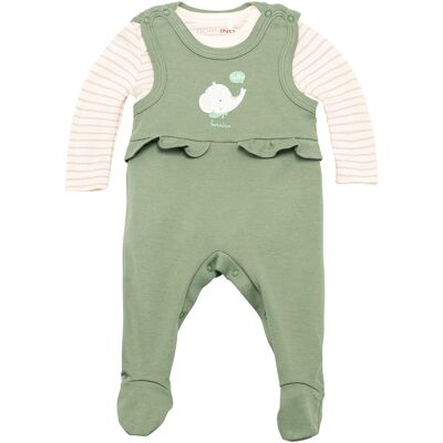 Bornino Strampler-Set 2-tlg. mit Body Sunny Adventure - gruen mehrfarbig - Maedchen - Size: 50 Bornino Strampler-Set 2-tlg. mit Body Sunny Adventure - gruen mehrfarbig - Maedchen - Size: 50