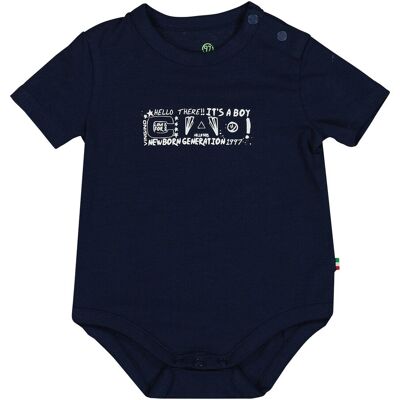 VINGINO Body kurzarm Ciao - blau - Junge - Size: 68 VINGINO Body kurzarm Ciao - blau - Junge - Size: 68