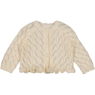 Feetje Ajour-Strickjacke Rüschen - natur - Maedchen - Size: 74 Feetje Ajour-Strickjacke Rüschen - natur - Maedchen - Size: 74