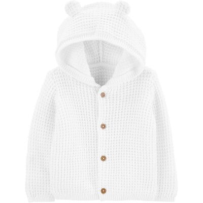 Carter's Strickjacke Kapuze mit Ohren - natur - Unisex - Size: 74 Carter's Strickjacke Kapuze mit Ohren - natur - Unisex - Size: 74