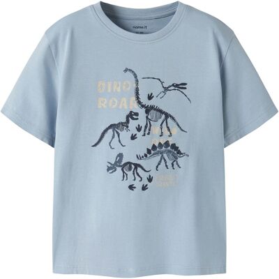 name it T-Shirt Dinos - hellblau - Junge - Size: 104 name it T-Shirt Dinos - hellblau - Junge - Size: 104