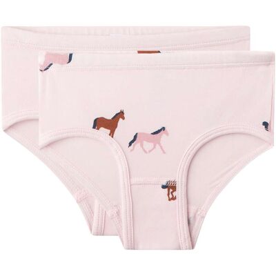 Sanetta 2er-Pack Slips Pferde - rosa - Maedchen - Size: 104 Sanetta 2er-Pack Slips Pferde - rosa - Maedchen - Size: 104