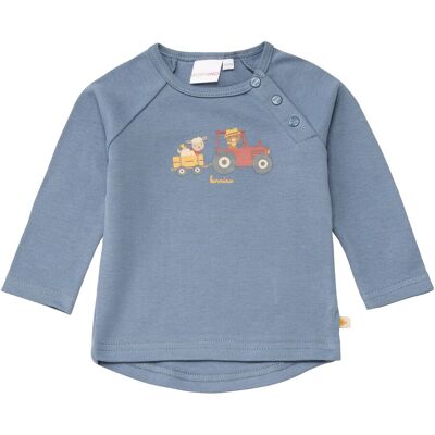 Bornino Raglanshirt langarm Traktor - blau - Junge - Size: 74 Bornino Raglanshirt langarm Traktor - blau - Junge - Size: 74