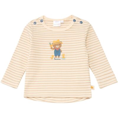 Bornino Shirt langarm Ringel - natur - Junge - Size: 62 Bornino Shirt langarm Ringel - natur - Junge - Size: 62