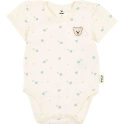 Steiff Body kurzarm Kleeblatt Bär - natur gruen - Unisex - Size: 74 Steiff Body kurzarm Kleeblatt Bär - natur gruen - Unisex - Size: 74