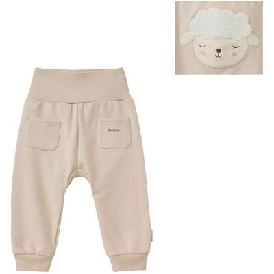 Bornino Jogginghose mit Po-Applikation Schaf - beige - Unisex - Size: 50 Bornino Jogginghose mit Po-Applikation Schaf - beige - Unisex - Size: 50