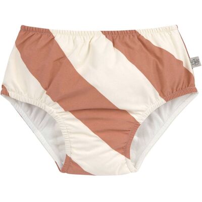 Lässig Badewindelhose Streifen - natur braun - Unisex - Size: 74 Lässig Badewindelhose Streifen - natur braun - Unisex - Size: 74