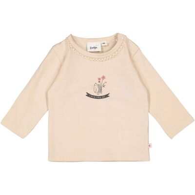 Feetje Shirt langarm Igel Blumen - natur - Maedchen - Size: 80 Feetje Shirt langarm Igel Blumen - natur - Maedchen - Size: 80