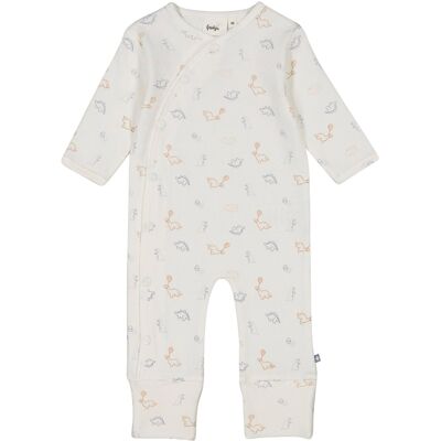 Feetje Overall mit Klappfuß Dinos Rippqualität - natur - Junge - Size: 62 Feetje Overall mit Klappfuß Dinos Rippqualität - natur - Junge - Size: 62