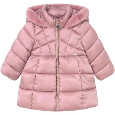 Mayoral Steppmantel mit Kapuze - rosa - Maedchen - Size: 86 Mayoral Steppmantel mit Kapuze - rosa - Maedchen - Size: 86