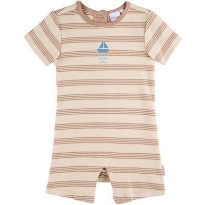 Bornino Spieler Ringel kurzarm Segelschiff - beige natur - Unisex - Size: 50 Bornino Spieler Ringel kurzarm Segelschiff - beige natur - Unisex - Size: 50