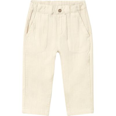 Mayoral Musselin-Hose mit Taschen - beige - Junge - Size: 74 Mayoral Musselin-Hose mit Taschen - beige - Junge - Size: 74