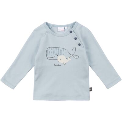 Bornino Raglanshirt langarm Wale - hellblau - Junge - Size: 86 Bornino Raglanshirt langarm Wale - hellblau - Junge - Size: 86