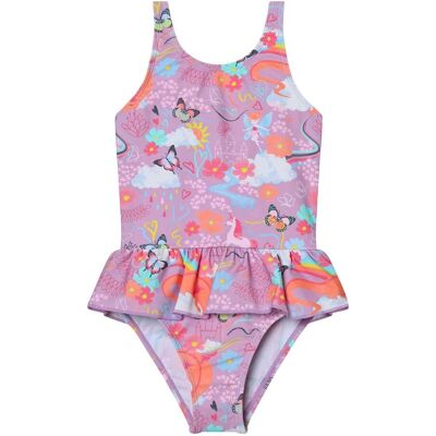 Colorkids Badeanzug Rüschen Einhorn Blumen - lila mehrfarbig - Maedchen - Size: 104 Colorkids Badeanzug Rüschen Einhorn Blumen - lila mehrfarbig - Maedchen - Size: 104