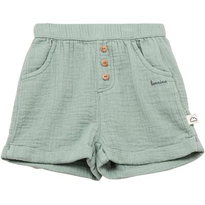 Bornino Musselin-Shorts - gruen - Unisex - Size: 74 Bornino Musselin-Shorts - gruen - Unisex - Size: 74