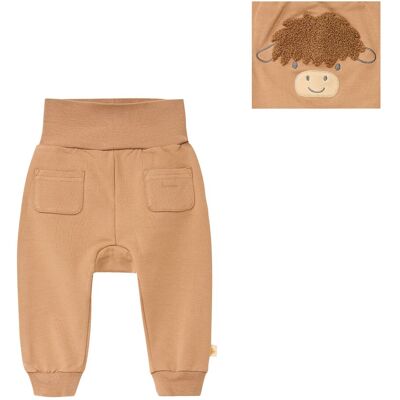 Bornino Jogginghose mit Po-Applikation Rind - braun - Junge - Size: 86 Bornino Jogginghose mit Po-Applikation Rind - braun - Junge - Size: 86