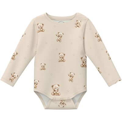 s.Oliver Body langarm Bären - natur - Unisex - Size: 68 s.Oliver Body langarm Bären - natur - Unisex - Size: 68