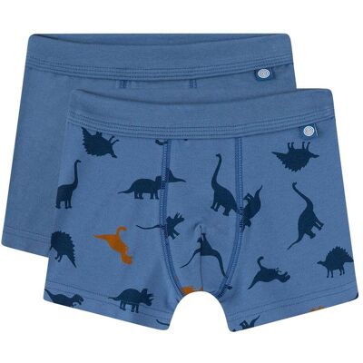 Sanetta 2er-Pack Boxershorts Dinos - blau - Junge - Size: 104 Sanetta 2er-Pack Boxershorts Dinos - blau - Junge - Size: 104