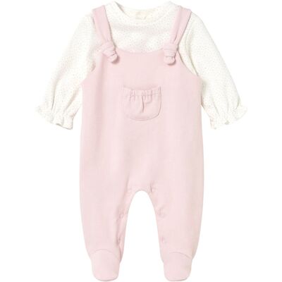 Mayoral Overall 2in1 mit Fuß Punkte - natur rosa - Maedchen - Size: 68 Mayoral Overall 2in1 mit Fuß Punkte - natur rosa - Maedchen - Size: 68