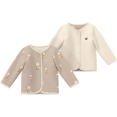 s.Oliver Wendejacke Bären - natur beige - Unisex - Size: 50 s.Oliver Wendejacke Bären - natur beige - Unisex - Size: 50