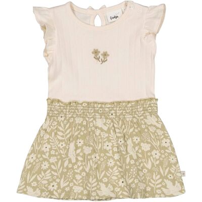 Feetje Krepp-Kleid Flügelarm Blumen - natur gruen - Maedchen - Size: 86 Feetje Krepp-Kleid Flügelarm Blumen - natur gruen - Maedchen - Size: 86
