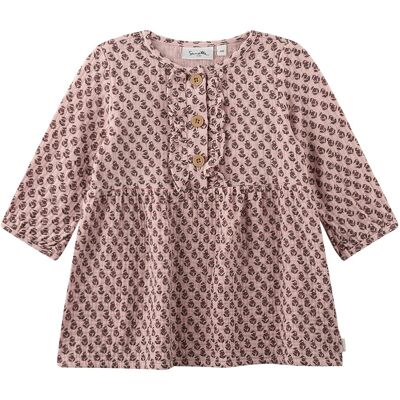 Sanetta Musselin-Kleid langarm Blumen - rosa - Maedchen - Size: 80 Sanetta Musselin-Kleid langarm Blumen - rosa - Maedchen - Size: 80