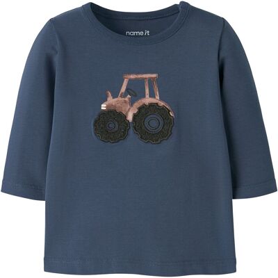 name it Shirt langarm Traktor - blau - Junge - Size: 74 name it Shirt langarm Traktor - blau - Junge - Size: 74
