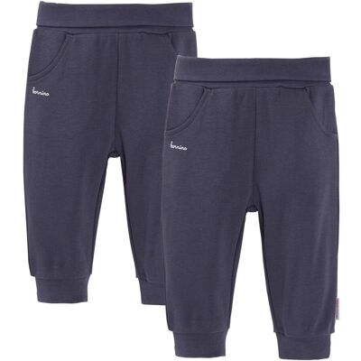 Bornino 2er-Pack Jogginghosen - blau - Junge - Size: 74 Bornino 2er-Pack Jogginghosen - blau - Junge - Size: 74