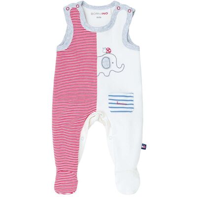 Bornino Strampler Elefant und Marienkäfer Ringel - mehrfarbig - Unisex - Size: 50 Bornino Strampler Elefant und Marienkäfer Ringel - mehrfarbig - Unisex - Size: 50