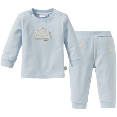Bornino Schlafanzug lang Wolke - blau - Junge - Size: 74 Bornino Schlafanzug lang Wolke - blau - Junge - Size: 74