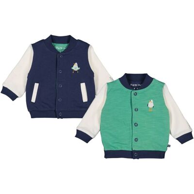 Feetje Wende-Collegejacke Möwe - mehrfarbig - Junge - Size: 74 Feetje Wende-Collegejacke Möwe - mehrfarbig - Junge - Size: 74