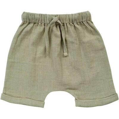 Sense Organics Musselin-Shorts - oliv - Unisex - Size: 92 Sense Organics Musselin-Shorts - oliv - Unisex - Size: 92