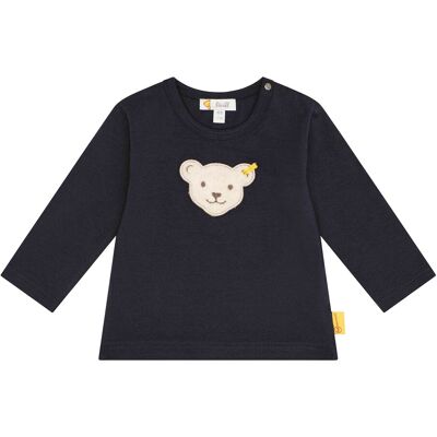 Steiff Shirt langarm Bär - blau - Unisex - Size: 86 Steiff Shirt langarm Bär - blau - Unisex - Size: 86