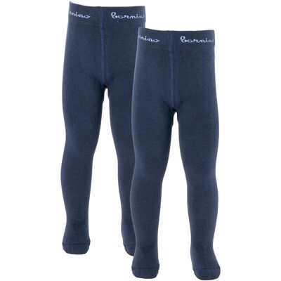 Bornino 2er-Pack Strumpfhose - blau - Unisex - Size: 86 Bornino 2er-Pack Strumpfhose - blau - Unisex - Size: 86
