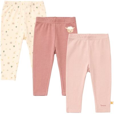 Bornino 3er-Pack Leggings Country Love - rosa natur - Maedchen - Size: 74 Bornino 3er-Pack Leggings Country Love - rosa natur - Maedchen - Size: 74