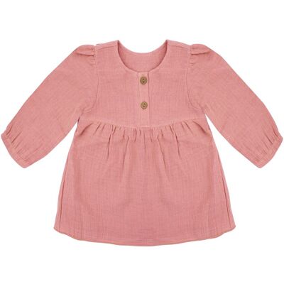 Maximo Musselin-Shirt langarm - rosa - Maedchen - Size: 86 Maximo Musselin-Shirt langarm - rosa - Maedchen - Size: 86