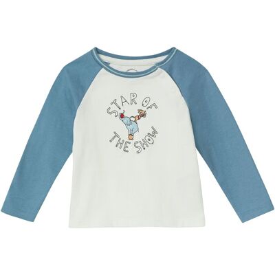 s.Oliver Raglanshirt langarm Zirkus - natur blau - Junge - Size: 86 s.Oliver Raglanshirt langarm Zirkus - natur blau - Junge - Size: 86