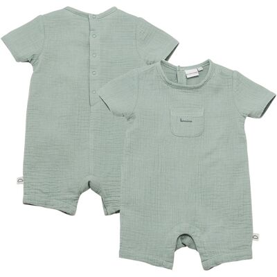 Bornino Musselin-Spieler - gruen - Unisex - Size: 86 Bornino Musselin-Spieler - gruen - Unisex - Size: 86