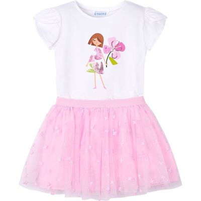Mayoral 2-tlg. Set T-Shirt und Tüllrock Blumen - mehrfarbig - Maedchen - Size: 92 Mayoral 2-tlg. Set T-Shirt und Tüllrock Blumen - mehrfarbig - Maedchen - Size: 92