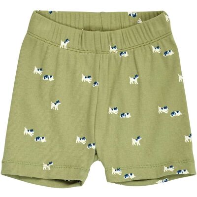 Müsli Shorts Hunde Rippqualität - gruen mehrfarbig - Junge - Size: 86 Müsli Shorts Hunde Rippqualität - gruen mehrfarbig - Junge - Size: 86