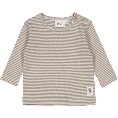 Feetje Shirt langarm Ringel Rippqualität - natur grau - Unisex - Size: 50 Feetje Shirt langarm Ringel Rippqualität - natur grau - Unisex - Size: 50