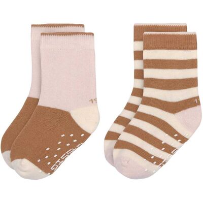Lässig 2er-Pack ABS-Socken - mehrfarbig - Unisex - Size: 19 Lässig 2er-Pack ABS-Socken - mehrfarbig - Unisex - Size: 19