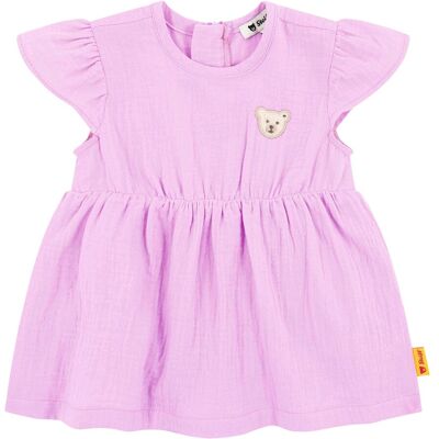 Steiff Musselin-Bodykleid Flügelarm Bär Rüschen - lila - Maedchen - Size: 68 Steiff Musselin-Bodykleid Flügelarm Bär Rüschen - lila - Maedchen - Size: 68