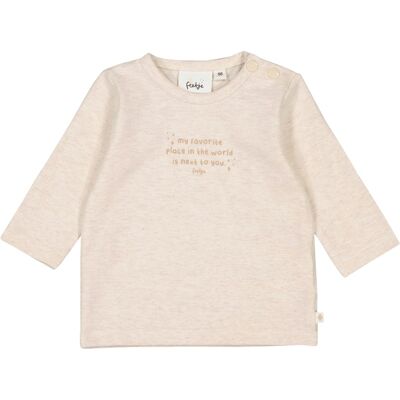 Feetje Shirt langarm Favorite place in the world - beige - Unisex - Size: 62 Feetje Shirt langarm Favorite place in the world - beige - Unisex - Size: 62